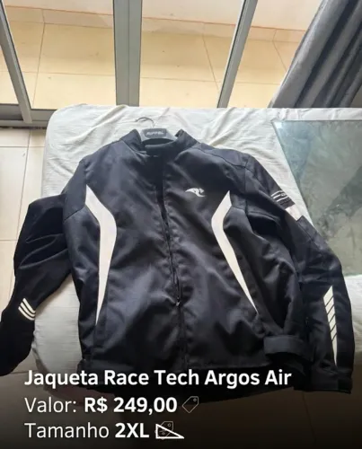 Jaqueta Race Tech Argos Air - Tamanho 2XL