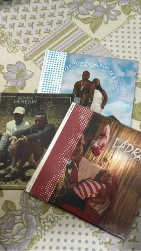3 DISCOS DE VINIL LACRADO DO DJONGA