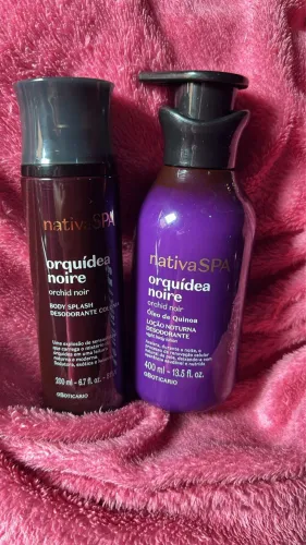Kit Nativa spa ameixa negra noire ou rosas secretas