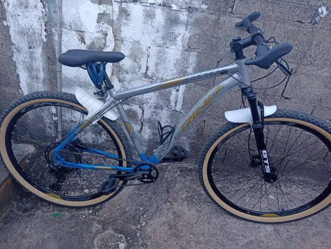 Bike aro 29 alumínio ( nota fiscal ) p/ trilha 