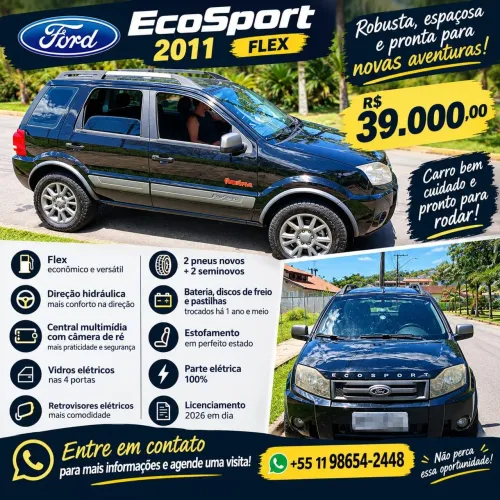 Ford Ecosport XLT Freestyle 1.6 Flex 8V 5P 2011