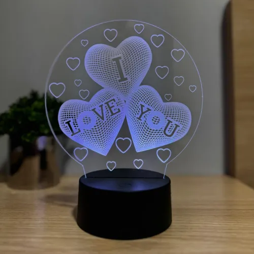 Luminária led acrilico