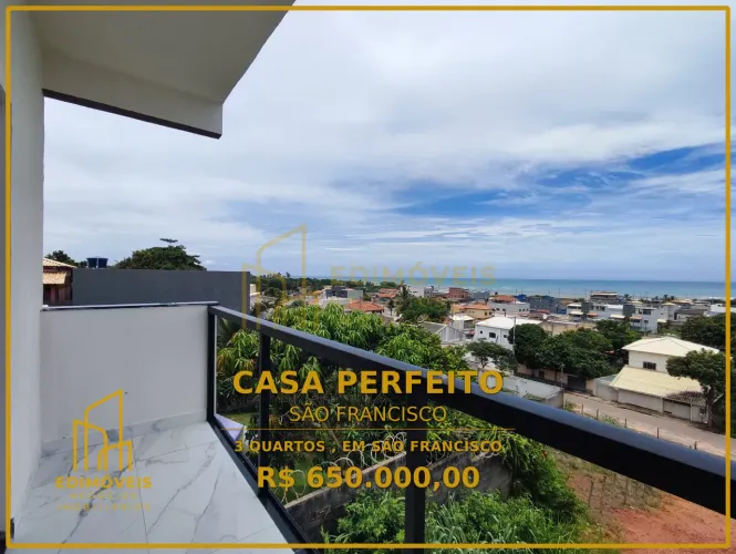 Casa em São Francisco: Conforto e Vista Incrível para o Mar!