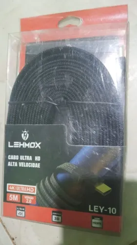 Cabo HDMI Lehmox LEY-10 5 Metros 4K - Novo