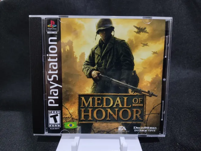 Medal of Honor PS1 dublado com manual tbm em português, produto novo