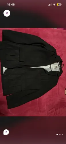 Blazer lã batida
