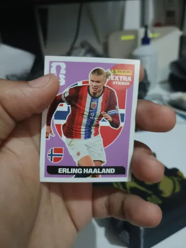 Figurinha da copa Halland R$50 e Gapko R$40