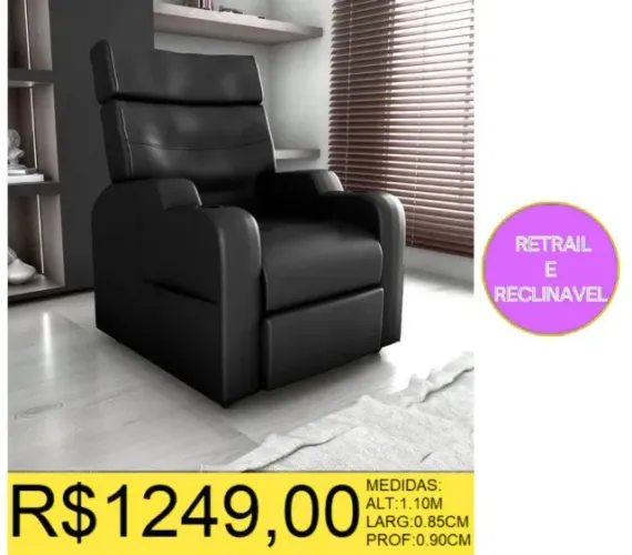POLTRONA CONFORTAVEL A PRONTA ENTREGA