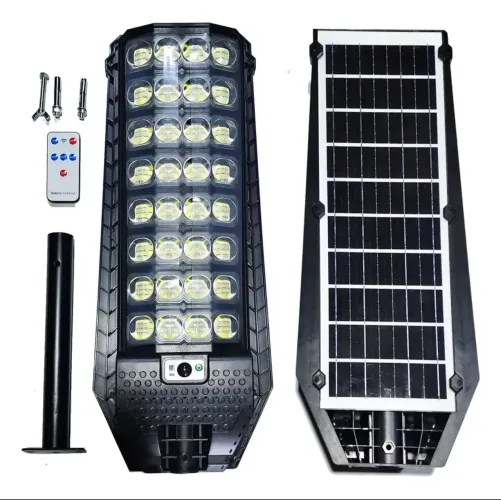 Refletor Solar Luminária Sensor Led Poste Rua Parede 640leds