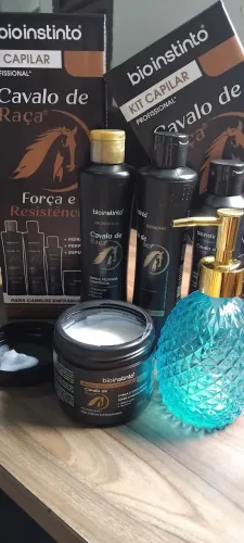KIT CAPILAR CAVALO DE RAÇA ,FORÇA E RESISTÊNCIA EM SUA CASA ,PAGUE SO NA ENTREGA
