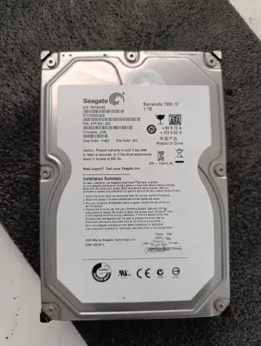 Hd 1Tb Seagate computador