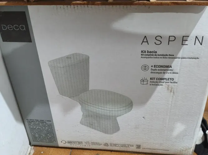 Vaso sanitário - Kit Bacia Completo alto padrão 