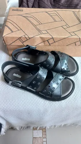 Melissa Lock Sandal 37 preta