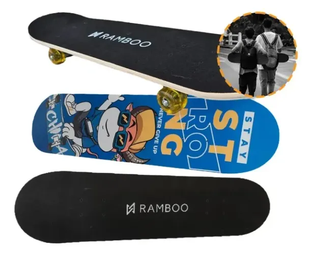 Skate Iniciante Completo Montado 70kg Street