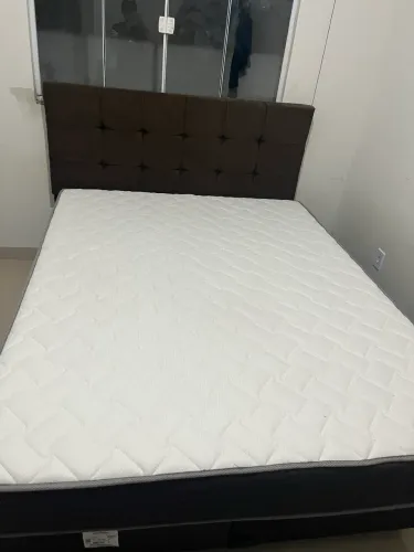 Cama box ortobom + cabeceira