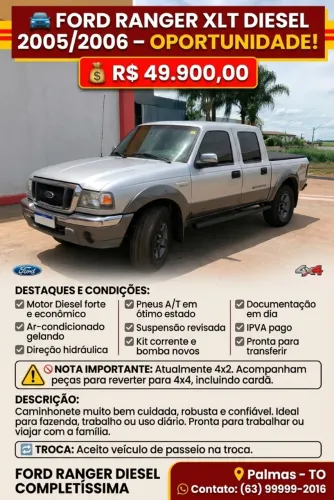 Ford Ranger Limited 3.0 PSE 4X4 CD TB Diesel 2006