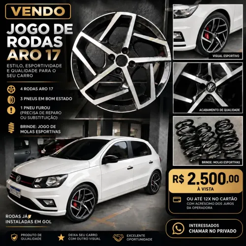 RODAS ARO 17 COM PNEUS