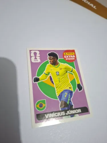 Figurinha Vini JR roxa legends panini 2026