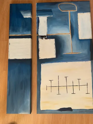 Quadro lindo azul!!