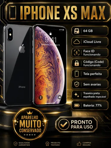 IPHONE XS MAX MUITO SUPER CONSERVADO