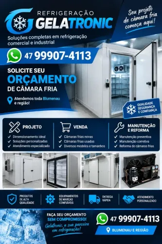 Manutenção em câmara fria 