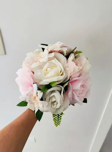 Buquê de noiva Flores Artificiais realistas