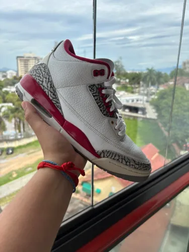 Nike Air jordan 3 cardinal red