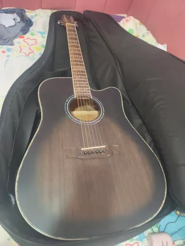 Vendo violão zellmer 41 hentager dois meses de uso violão lindo fosco