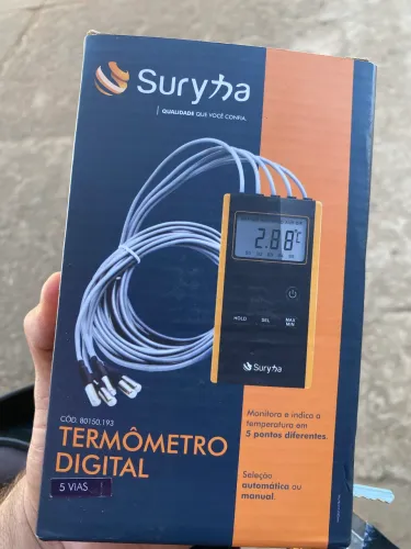 Termômetro Digital 5 Vias 