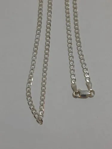 Cordão prata 70cm com 13 gramas