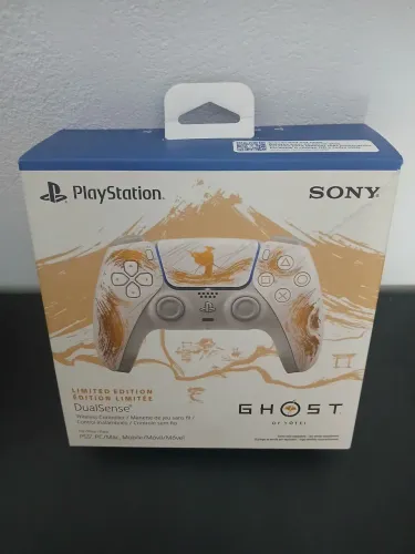 Controle Sem Fio DualSense Edição Limitada Ouro Ghost Of Yotei - Playstation 5