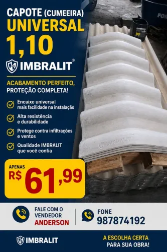 Capote universal IMBRALIT 1,10 R$61,99