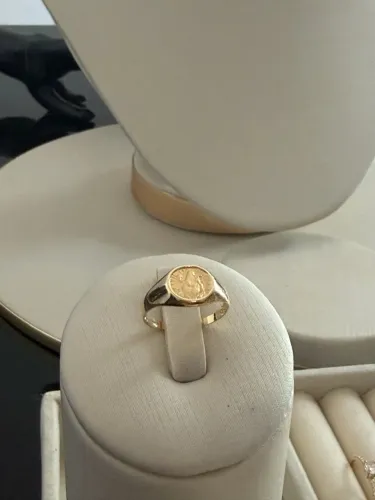 Anel em ouro 18k São Bento 