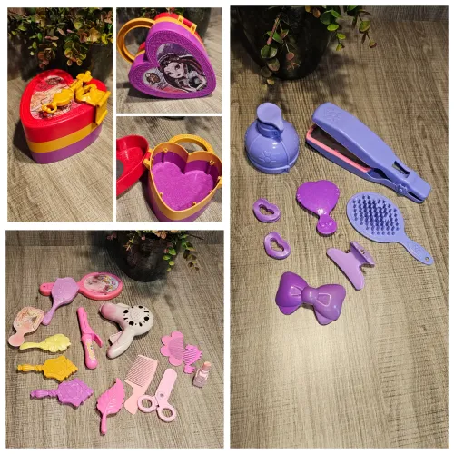 LOTE DE BRINQUEDOS ( FAZ DE CONTA ) cabeleireira
