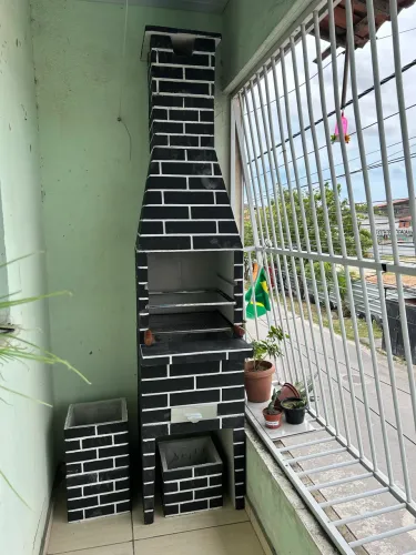 Churrasqueira pré moldada a partir de 450 já com kit inox