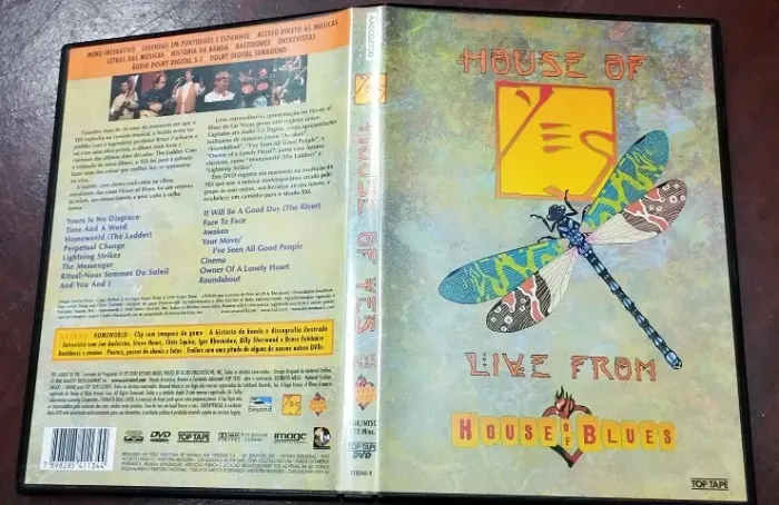 DVD Yes - House of Yes Live from House of Blues