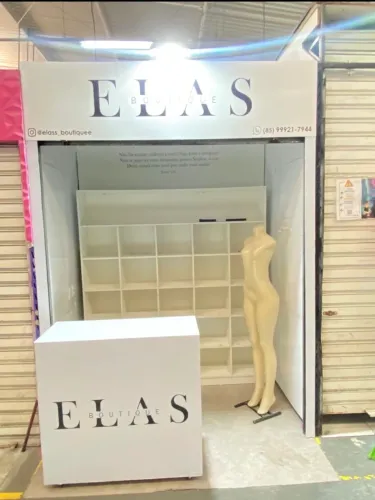 Box no centro fashion todo montado