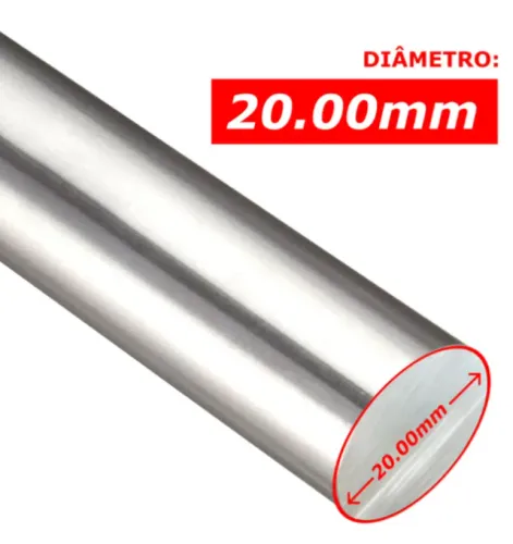 Barra Inox 304 Redonda Ø20mm x 1 Metro