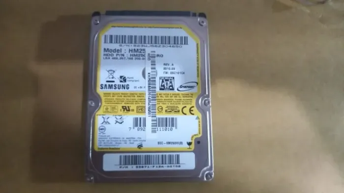 Hd Notebook Sata 250gb Samsung - 1548