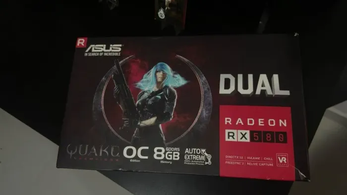 Placa de Vídeo RX580 8GB ASUS