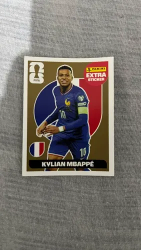 Extra Sticker Mbappé Ouro 2026
