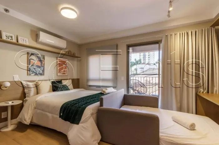 Studio Glass Art, studio disponível para locação contendo 27m² e 01 dormitório em Perdizes