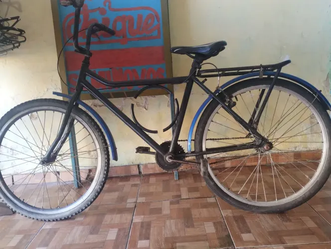 Bicicleta aro 24 com garupa 