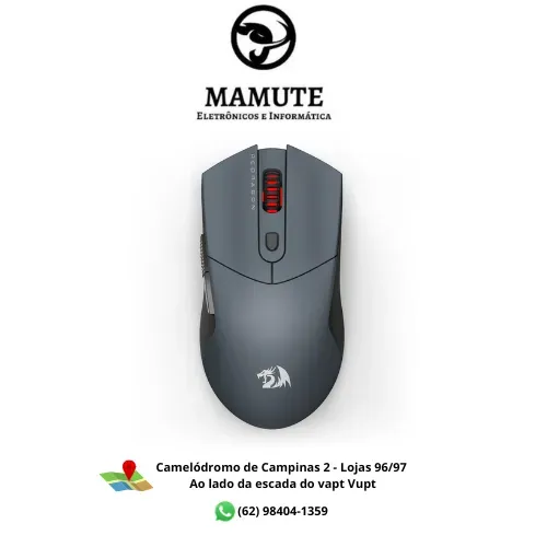 Mouse sem fio Redragon St4r Pro Bluetooth 26.000DPI Gamer