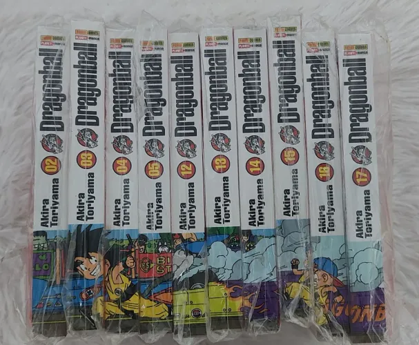 Mangás Dragonball Kanzenban Panini Capa Dura 10 Volumes