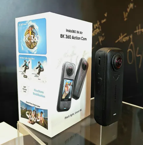 Câmera de ação 8k Insta360 X4 Air nova lacrada