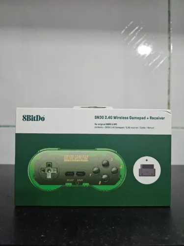 Controle SN30 8BitDo para Super Nintendo e Super Famicom