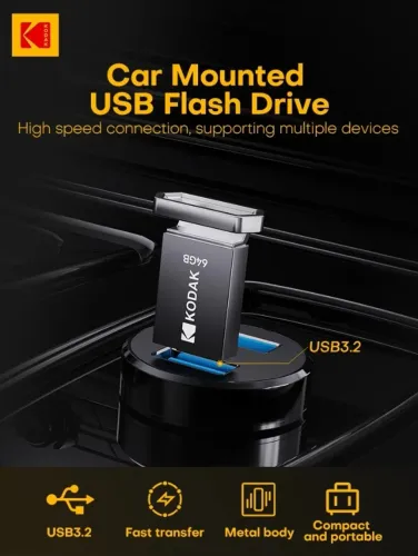 Pen Drive Original Kodak 64GB Usb 3.2 K113 Pc Notebook PenDrive