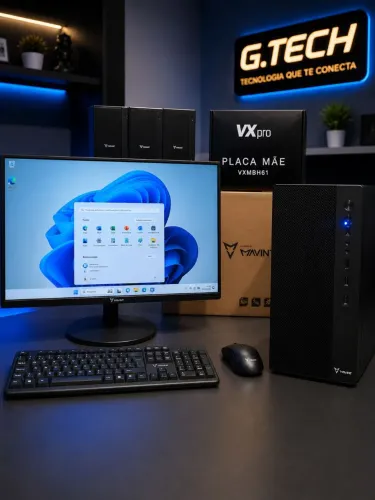 PC Completo i5 8GB RAM Monitor 19" Wi-Fi Grátis