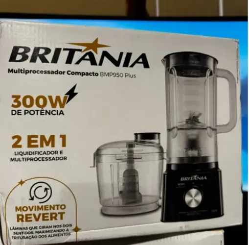 Multiprocessador 2 em 1 britania 300w (Novo)